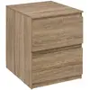 Image de Commode 2 Tiroirs Dolo Effet Bois Naturel - 5five