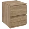 Image de Commode 2 tiroirs Dolo effet bois naturel - 5 five simply smart