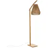 Image de Lampadaire Arc Palm Bambou H158cm - Atmosphera
