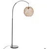 Image de Lampadaire arc Raahe métal noir H180cm - Atmosphera Créateur dintérieur