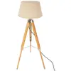 Image de Lampadaire Trépied Runo Bambou Blanc Ivoire H145cm - Atmosphera