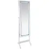 Image de Armoire à bijoux led bettany blanc 47x155cm BETTANY