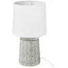Image de Lampe Cyril Céramique Gris H36cm - Atmosphera