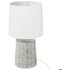 Image de Lampe Cyril céramique gris H36cm - Atmosphera Créateur dintérieur