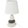 Image de Lampe Clary Céramique Blanc Ivoire H33cm - Atmosphera