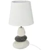 Image de Lampe Clary céramique blanc ivoire H33cm - Atmosphera Créateur dintérieur