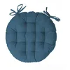 Image de Galette de chaise Anjali ronde bleu D38cm - Atmosphera Créateur dintérieur