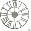 Image de Horloge "vintage" Grise - Métal D37 Cm - Atmosphera