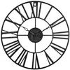 Image de Horloge vintage métal noir D37cm - Atmosphera Créateur dintérieur