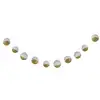 Image de Guirlande Lumineuse "boule" 178cm Blanc & Or
