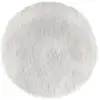 Image de Tapis Enfant Fausse Fourrure Blanc D90cm - Atmosphera