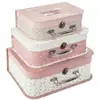 Image de Set De 3 Valisettes Douceur Rose L24/27/30cm - Atmosphera
