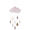 Image de Suspension Enfant Nuage Bois Rose H61.5cm - Atmosphera