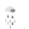 Image de Suspension enfant Nuage bois gris H615cm - Atmosphera createur dinterieur - Gris