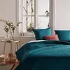 Image de Dessus De Lit 2 Taies Dolce Bleu 260x240cm - Atmosphera