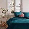 Image de Dessus de lit 2 taies Dolce bleu 260x240cm - Atmosphera Créateur dintérieur