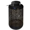 Image de Lanterne solaire métal noir H26cm - Atmosphera Créateur dintérieur