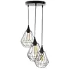 Image de Suspension filaire kaore métal noir d25cm KAORE