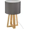 Image de Lampe Molu bois gris H35cm - Atmosphera Créateur dintérieur