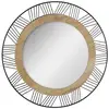 Image de Miroir Joe Métal Noir D45cm - Atmosphera