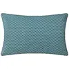 Image de Coussin Motifs Otto Bleu Canard 30x50cm - Atmosphera