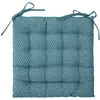 Image de Galette De Chaise Otto Bleu Canard 38x38cm - Atmosphera