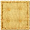 Image de Coussin de sol Otto jaune 40x40cm - Atmosphera Créateur dintérieur