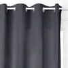 Image de Rideau occultant Dolce velours gris ardoise 140x260cm