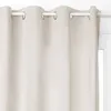 Image de Rideau occultant Dolce velours blanc ivoire 140x260cm - Atmosphera Créateur dintérieur
