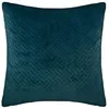 Image de Coussin Dolce velours bleu 40x40cm - Atmosphera Créateur dintérieur