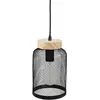 Image de Suspension Zely Métal Noir D15cm - Atmosphera