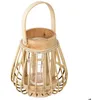 Image de Lanterne Rania en rotin 14x16cm - Atmosphera Créateur dintérieur