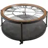 Image de Table Basse Chrono Noir D90cm - Atmosphera