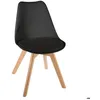 Image de Chaise Baya pieds hêtre noir - Atmosphera Créateur dintérieur