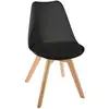 Image de Chaise baya pieds hêtre noir BAYA