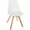 Image de Chaise Baya Pieds Hêtre Blanc - Atmosphera