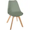 Image de Chaise "baya" Pieds Hêtre Vert Kaki Atmosphera Createur D'interieur