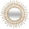 Image de Miroir Soleil rotin D50cm - Atmosphera Créateur dintérieur