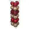 Image de Lot De 18 Boules D.3cm Rouge Or - Feeric Lights & Christmas