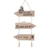 Image de Pancarte "refuge" Cadeaux H50cm En Bois À Suspendre - Feeric Lights & Christmas