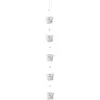 Image de Guirlande De Noël Ourson Blanc Manteau - L. 150 Cm - Blanc