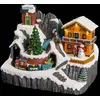 Image de Village Lumineux Chalet De Montagne Et Ski 8 Led L.23cm Musical - Feeric Lights & Christmas