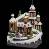 Image de Village de Noël église et rivière animé 8 LED + transfo Atmosphera createur dinterieur