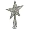 Image de Cimier Étoile Pailleté H.38cm Argent - Feeric Lights & Christmas