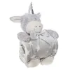 Image de Peluche Licorne Et Son 1 Plaid Imprimé Étoile