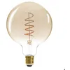 Image de Ampoule LED Globe ambre torsadéD13cm E27 - Atmosphera Créateur dintérieur