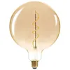 Image de Ampoule LED Globe ambre torsadé D20cm E27 - Atmosphera Créateur dintérieur