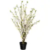 Image de Cerisier Blanc Artificiel H100cm - Blanc - Atmosphera