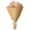 Image de Bouquet Fleurs Séchées Folk H50cm - Rose - Atmosphera