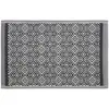 Image de Tapis Stica En Plastique 120x180cm - Mandala Noir - Atmosphera